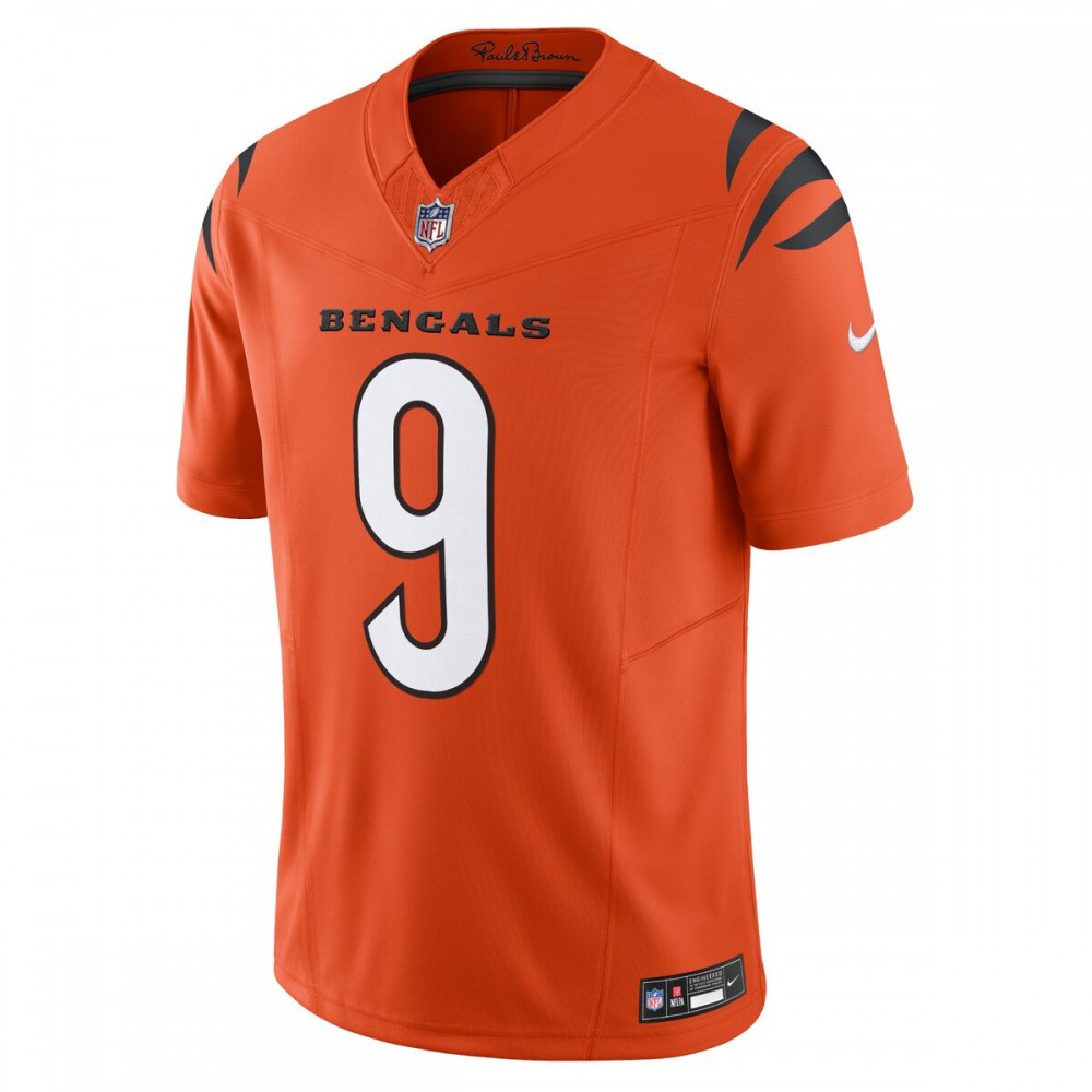 Joe Burrow Cincinnati Bengals Nike Vapor F.U.S.E. Limited Jersey - Orange-GridironStore